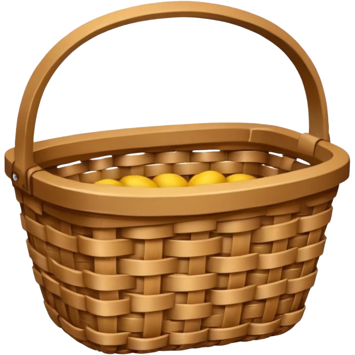 empty wicker basket emoji