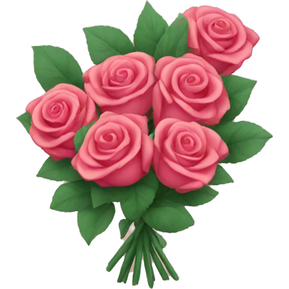 Big roses bouquet  emoji
