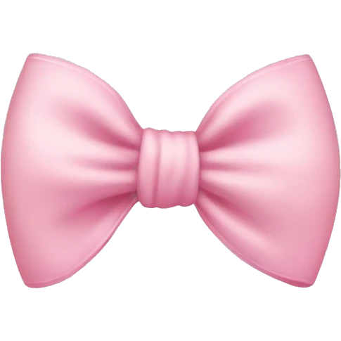 Light pink bow emoji