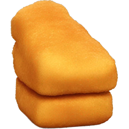 A chicken nugget  emoji
