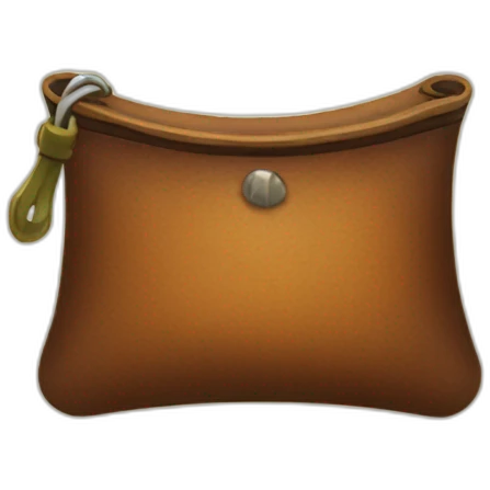 Leather Money pouch jrpg emoji