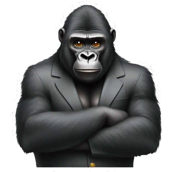 Gorilla in coupe  emoji