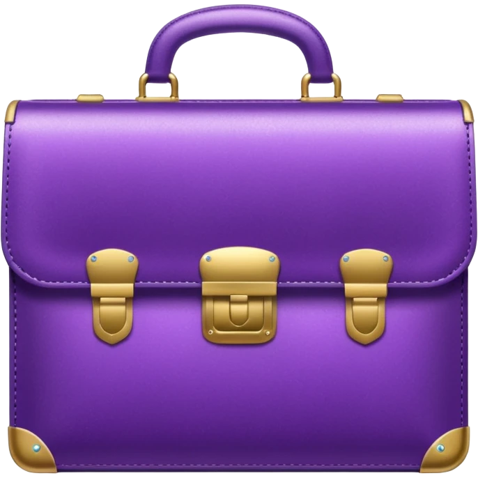 glitter purple briefcase emoji
