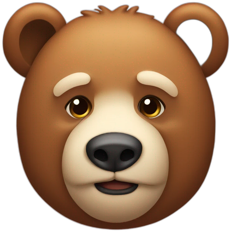 Fat bear emoji
