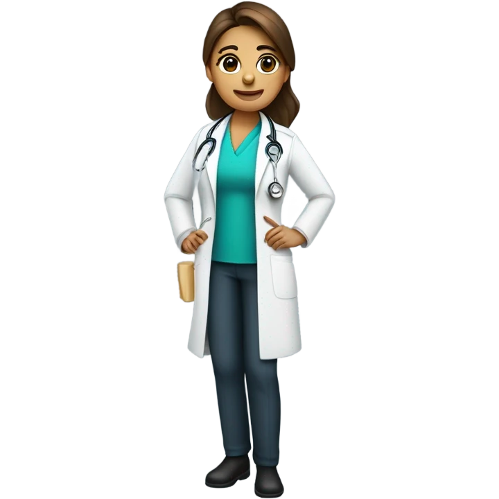 doctora de cuerpo completo emoji