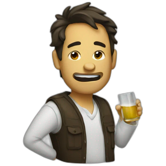 drunk emoji
