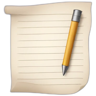 magic writing paper emoji