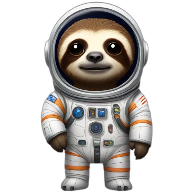 Space sloth emoji