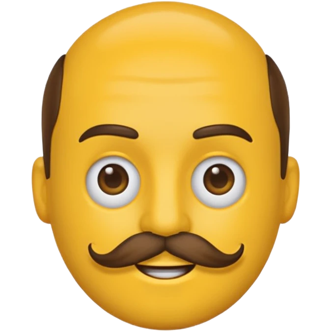 make a emoij thats a france sheff with a mustache emoji
