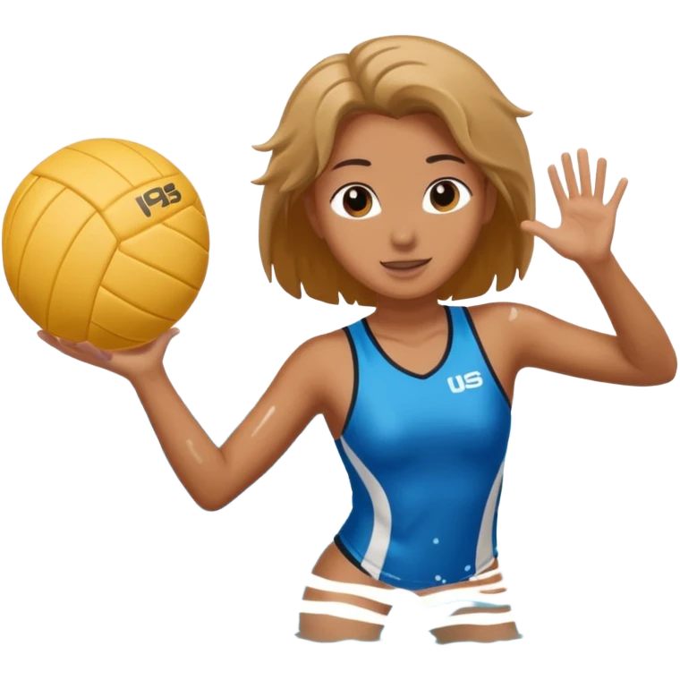 Natación y voleibol emoji