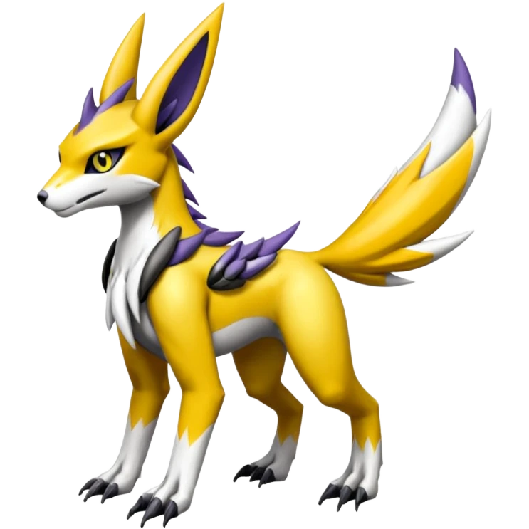 Meloetta-Wargreymon-Renamon-Sergal-Pokémon-Digimon-Fakémon-fusion-hybrid-creature emoji