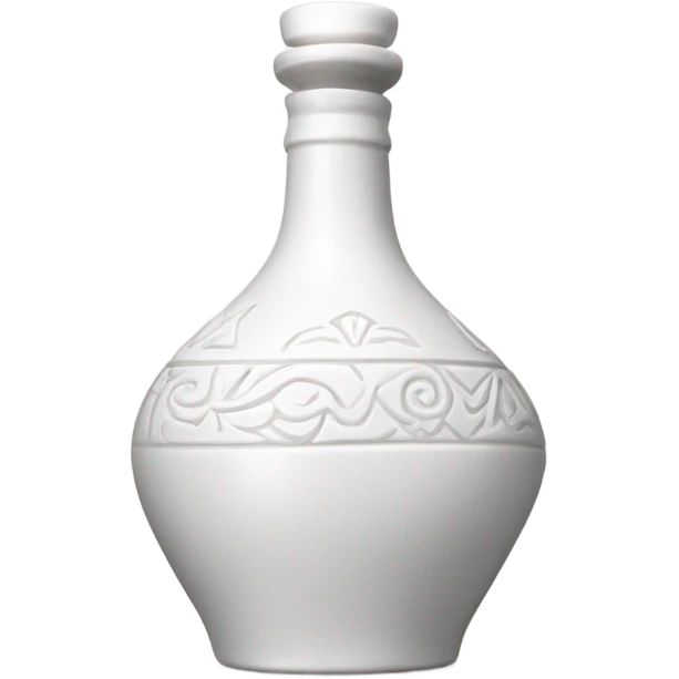 White Ceramic Tequila Bottle emoji