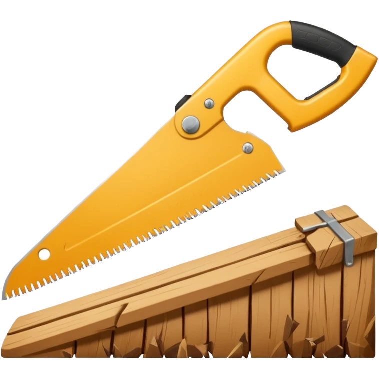 Create an image of a mason's saw. emoji