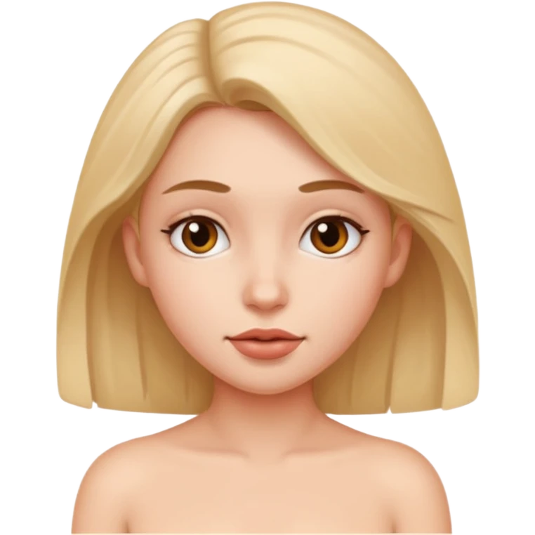 Girl without clothes  emoji