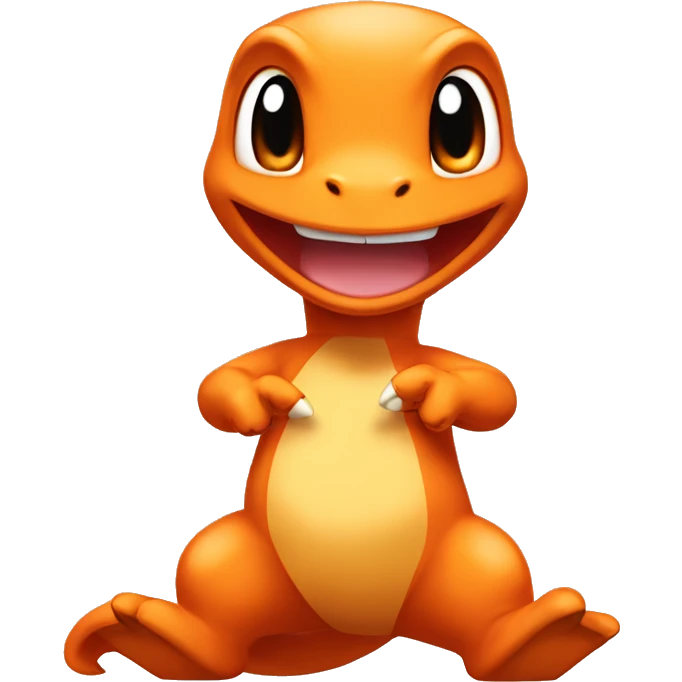 Charmander doing gym emoji