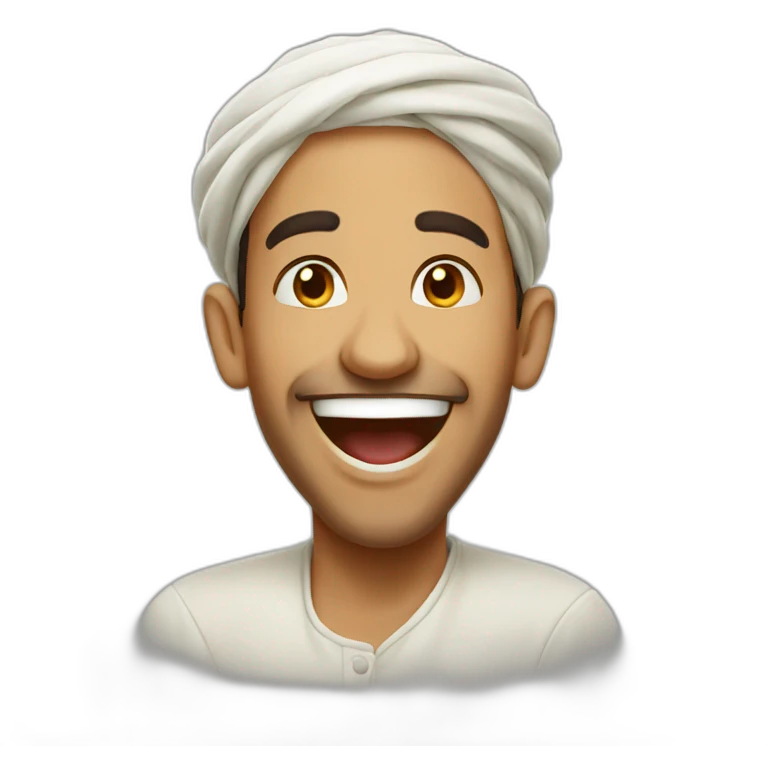 moroccan laughing emoji
