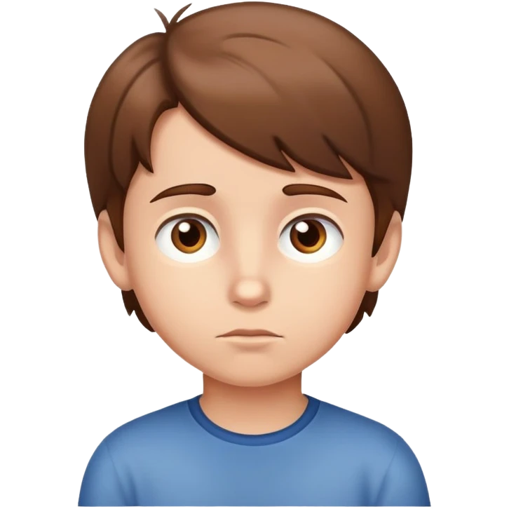 thinking kid emoji