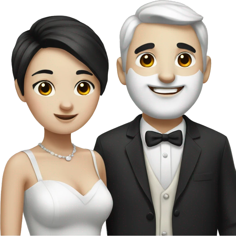 Panda husband and wife emoji