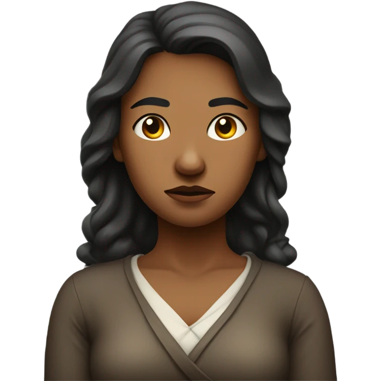 Angry lady  emoji