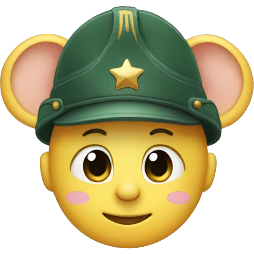 saluting face and mouse hybrid emoji