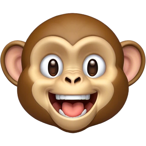 Laughing monkey emoji