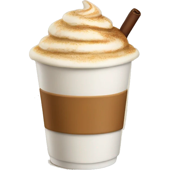 Toffee nut latte  emoji