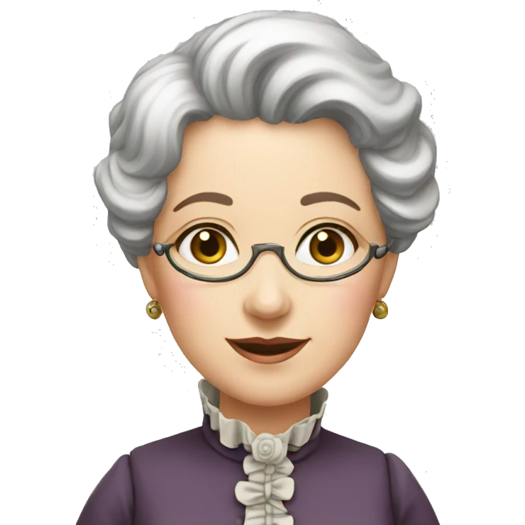 victorian female shop: age 63 emoji
