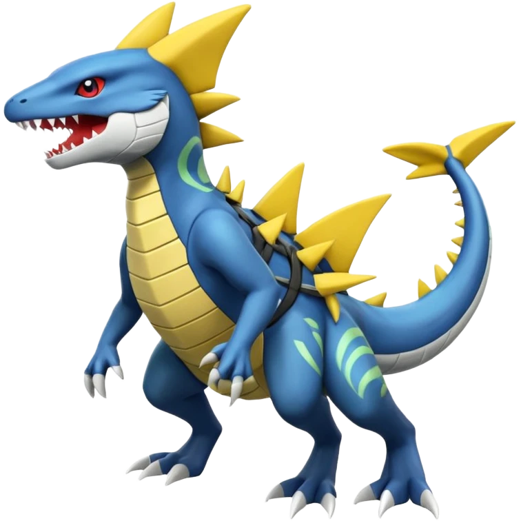 Zeraora-Sharpedo-Garchomp-Ampharos-Rhypherior-Sceptile-fusion emoji