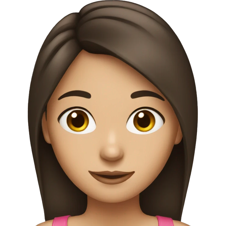 Brunette girl emoji
