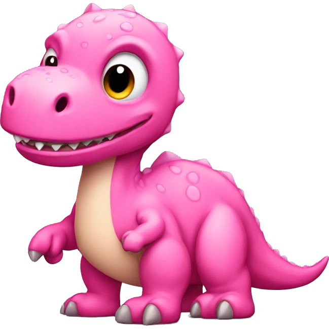 pink dinosaur  emoji