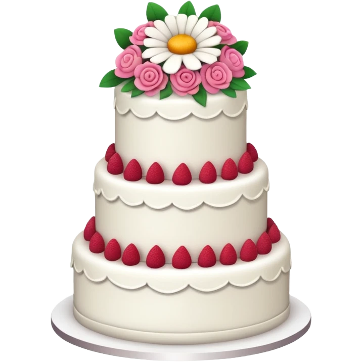 Wedding cake emoji