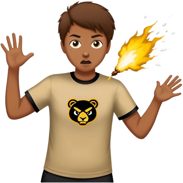 A Mizzou Rec employee getting bombed emoji