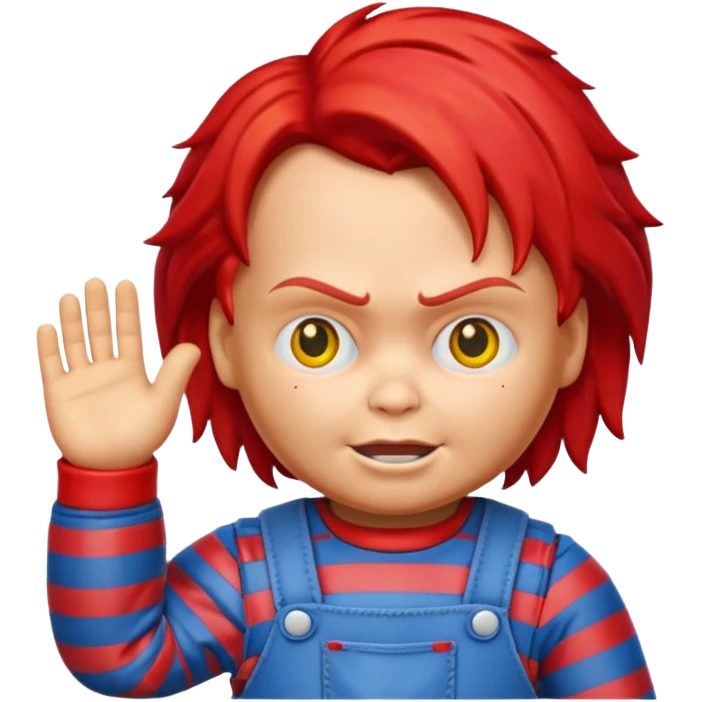 Un emojin de chuky emoji
