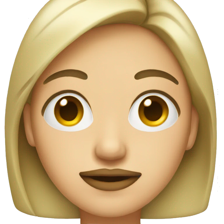 Woman with mustache  emoji