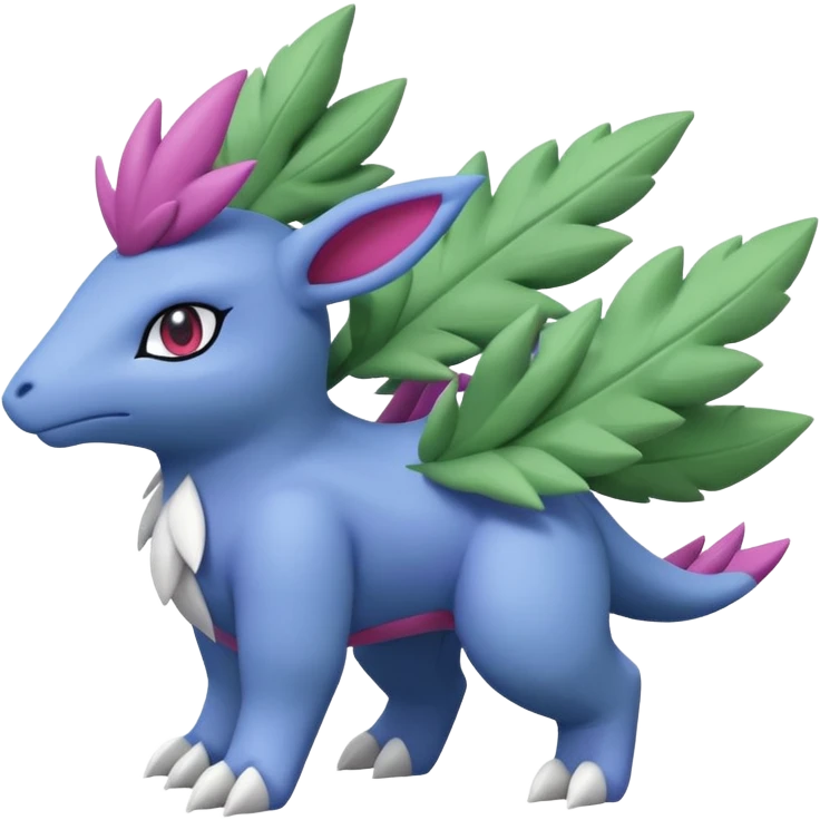 Mezprit-Shaymin-Palkia-Pokémon, full body emoji