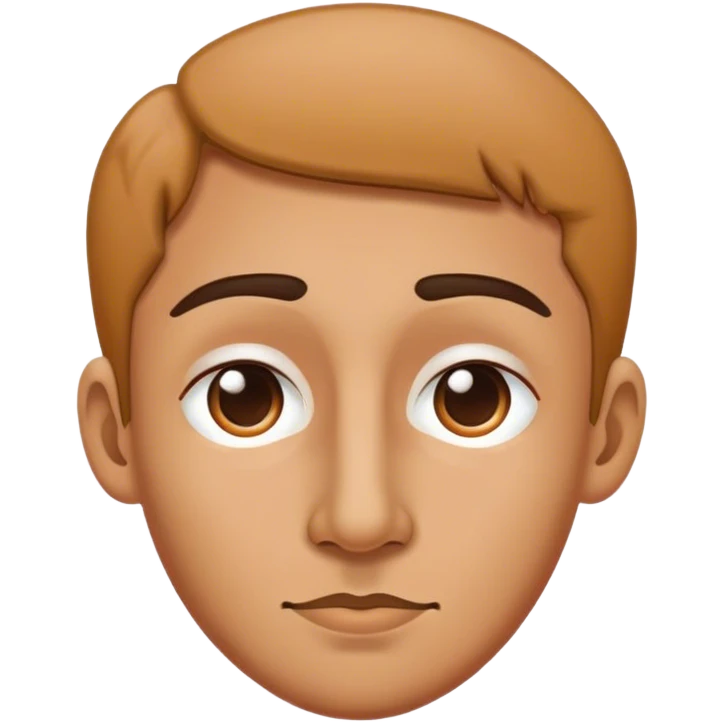 Flat nose emoji