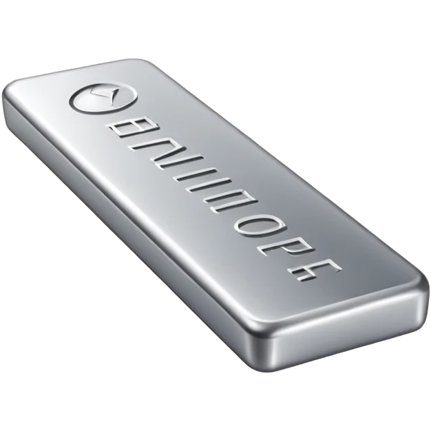silver bar, silver text emoji