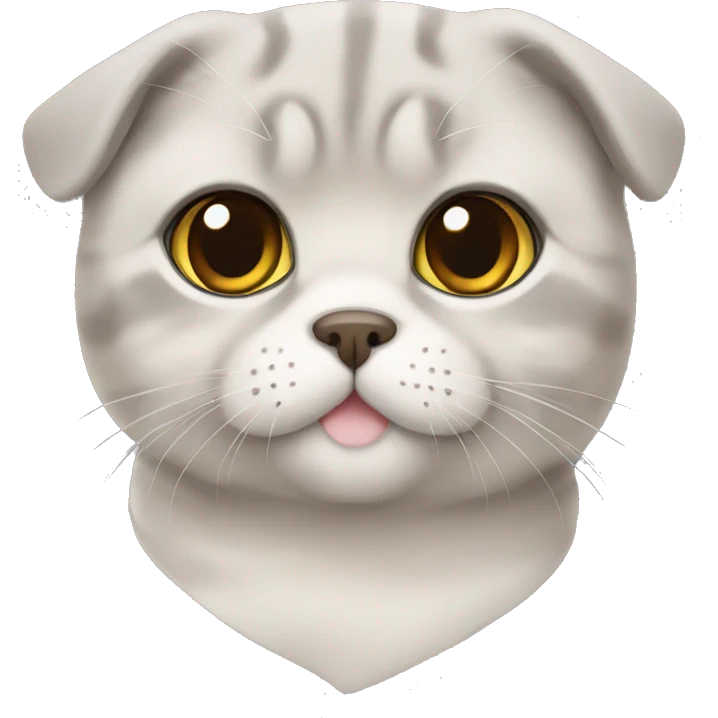 Scottish fold emoji