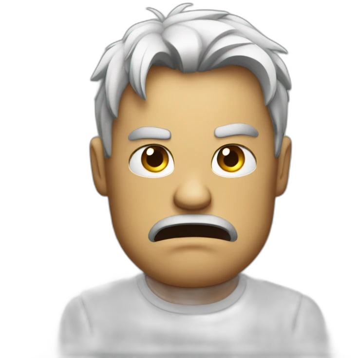 Pissed off emoji