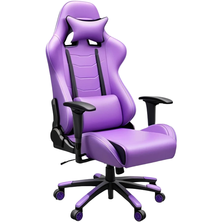 Light purple gaming chair emoji