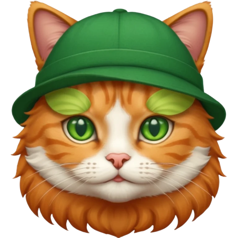 A cat ave hat emoji