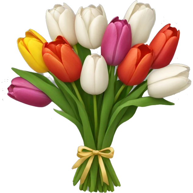Bouquet of tulips  emoji