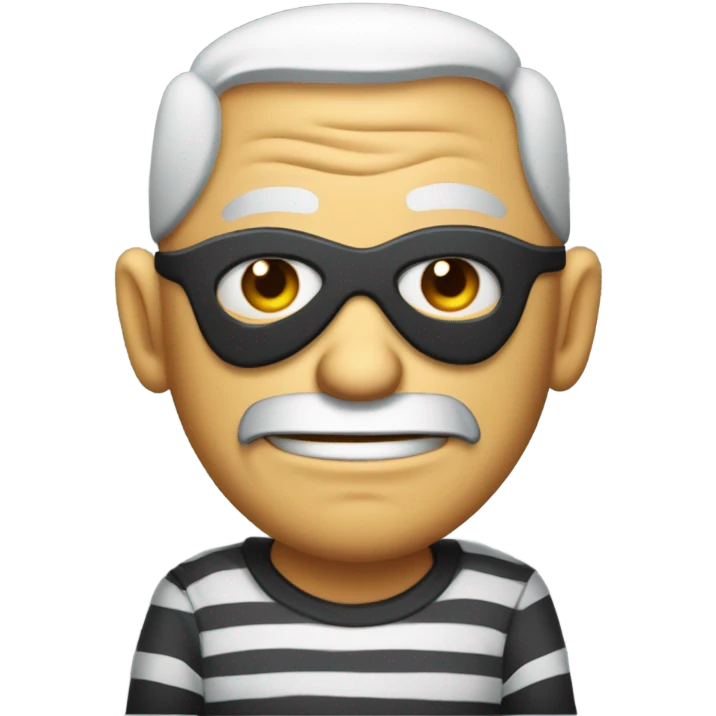 The old robber emoji  emoji