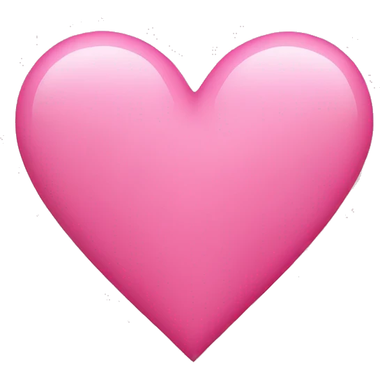 Pink heart emoji