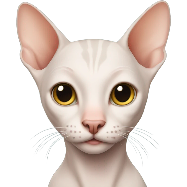 Hairless cat emoji