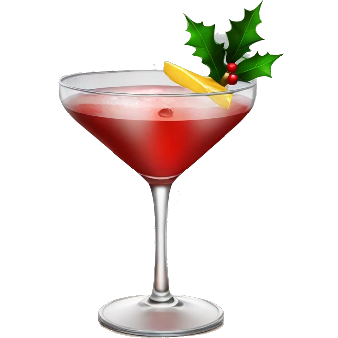 Christmas cocktail  emoji