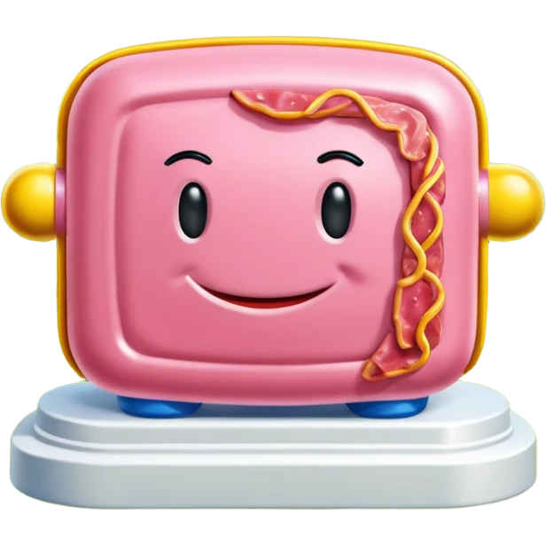  SPAM meat jeff koons style sculpture fine art french landscape  emoji