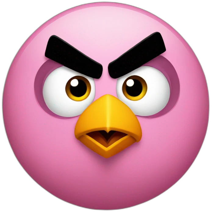 angry bird emoji