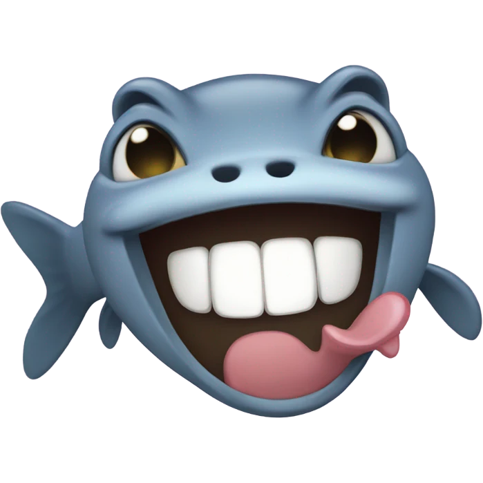 Catfish laughing  emoji
