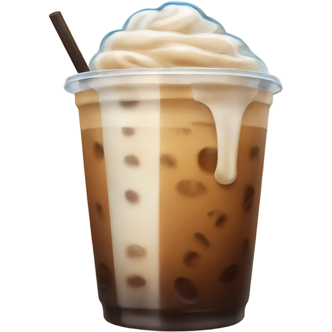 Iced coffee emoji